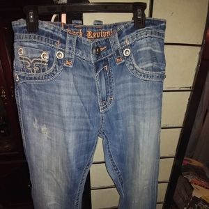 Mens Rock and Revival 33x32 Jeans
